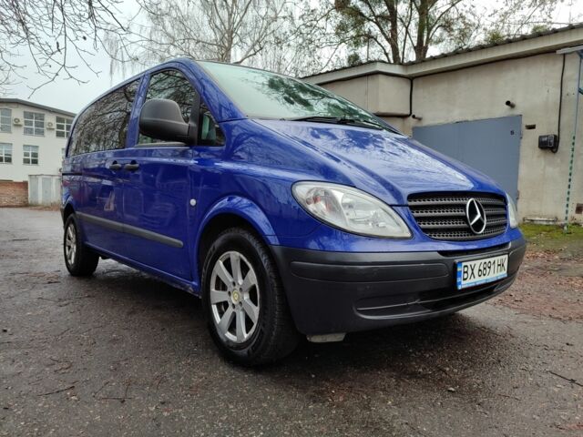 Синий Мерседес Вито, объемом двигателя 2.1 л и пробегом 273 тыс. км за 9300 $, фото 5 на Automoto.ua