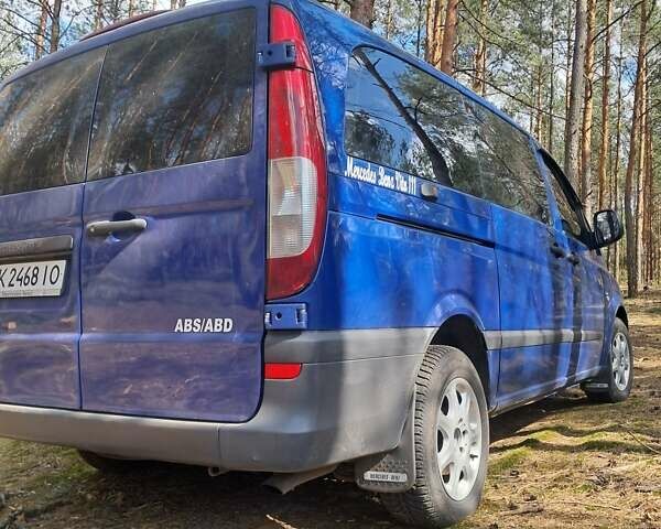 Синий Мерседес Вито, объемом двигателя 2.15 л и пробегом 390 тыс. км за 5500 $, фото 4 на Automoto.ua