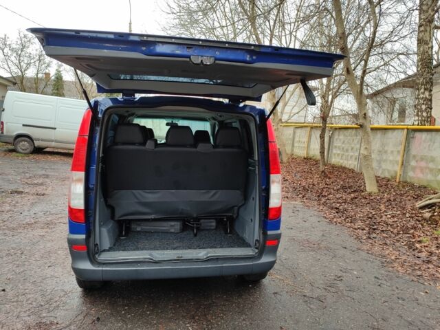 Синий Мерседес Вито, объемом двигателя 2.1 л и пробегом 273 тыс. км за 9300 $, фото 6 на Automoto.ua