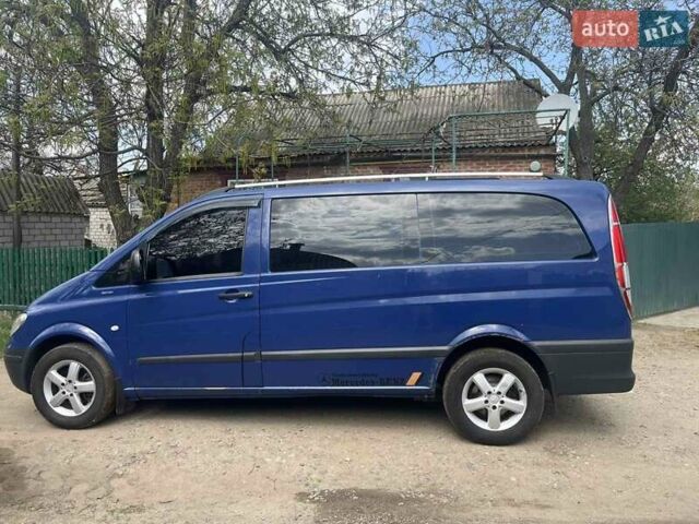 Синий Мерседес Вито, объемом двигателя 2.15 л и пробегом 450 тыс. км за 8000 $, фото 12 на Automoto.ua