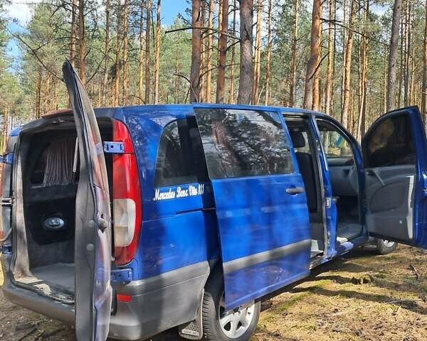 Синий Мерседес Вито, объемом двигателя 2.15 л и пробегом 390 тыс. км за 5500 $, фото 6 на Automoto.ua