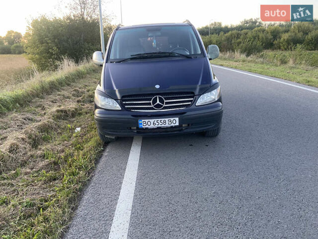 Синий Мерседес Вито, объемом двигателя 2.2 л и пробегом 351 тыс. км за 6999 $, фото 6 на Automoto.ua