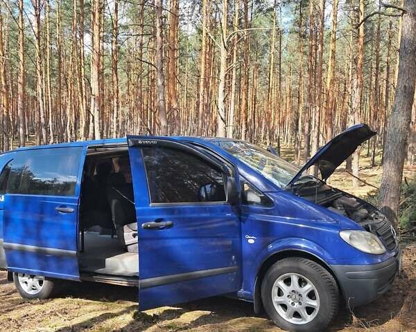 Синий Мерседес Вито, объемом двигателя 2.15 л и пробегом 390 тыс. км за 5500 $, фото 13 на Automoto.ua