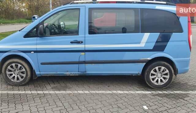 Синий Мерседес Вито, объемом двигателя 2.15 л и пробегом 389 тыс. км за 6800 $, фото 17 на Automoto.ua