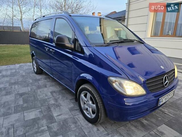 Синий Мерседес Вито, объемом двигателя 2.15 л и пробегом 244 тыс. км за 6950 $, фото 3 на Automoto.ua