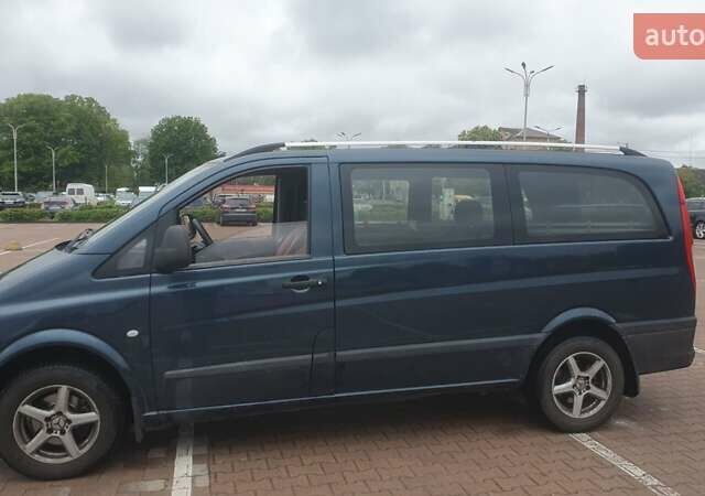 Синий Мерседес Вито, объемом двигателя 2.15 л и пробегом 410 тыс. км за 7200 $, фото 3 на Automoto.ua