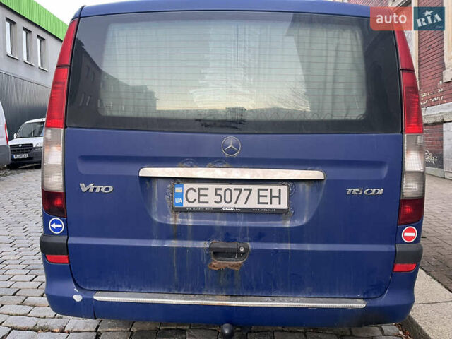 Синий Мерседес Вито, объемом двигателя 2.2 л и пробегом 450 тыс. км за 4633 $, фото 6 на Automoto.ua