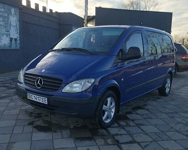 Синий Мерседес Вито, объемом двигателя 2.1 л и пробегом 285 тыс. км за 6500 $, фото 7 на Automoto.ua