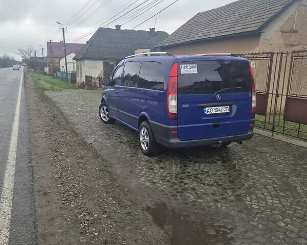 Синий Мерседес Вито, объемом двигателя 2.1 л и пробегом 496 тыс. км за 7800 $, фото 2 на Automoto.ua
