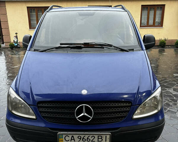 Синий Мерседес Вито, объемом двигателя 2.15 л и пробегом 367 тыс. км за 13000 $, фото 36 на Automoto.ua