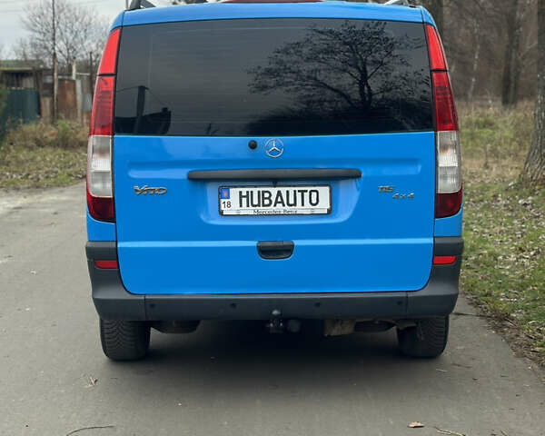 Синий Мерседес Вито, объемом двигателя 2.15 л и пробегом 379 тыс. км за 11111 $, фото 8 на Automoto.ua