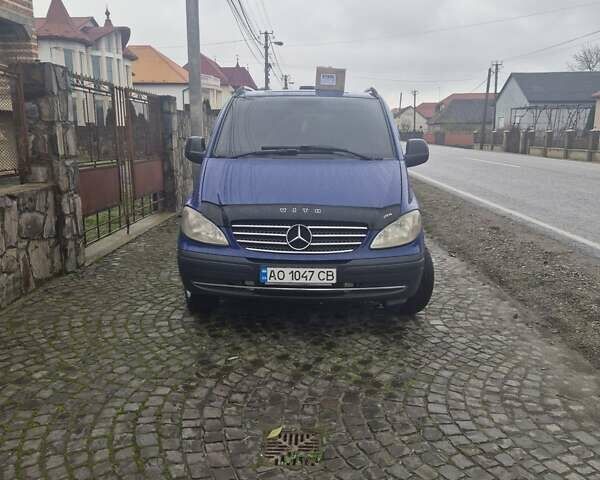Синий Мерседес Вито, объемом двигателя 2.1 л и пробегом 496 тыс. км за 7800 $, фото 4 на Automoto.ua