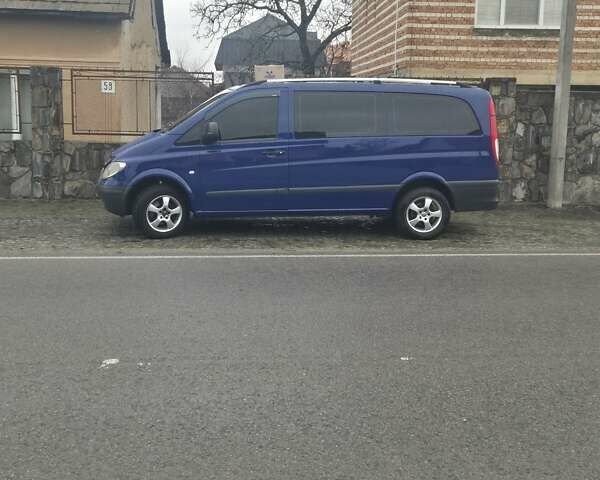 Синий Мерседес Вито, объемом двигателя 2.1 л и пробегом 496 тыс. км за 7800 $, фото 1 на Automoto.ua