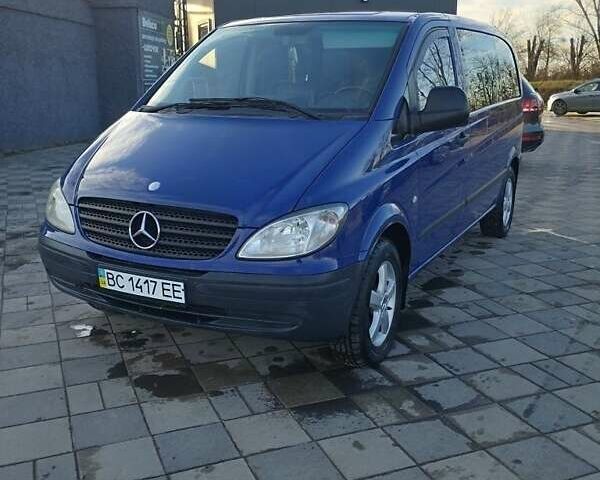 Синий Мерседес Вито, объемом двигателя 2.1 л и пробегом 285 тыс. км за 6500 $, фото 12 на Automoto.ua