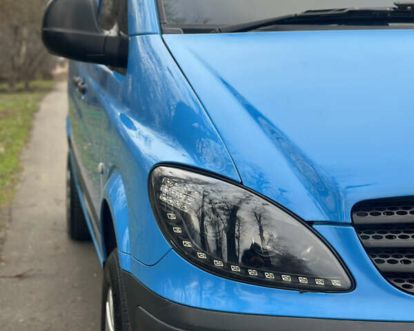 Синий Мерседес Вито, объемом двигателя 2.15 л и пробегом 379 тыс. км за 11111 $, фото 3 на Automoto.ua