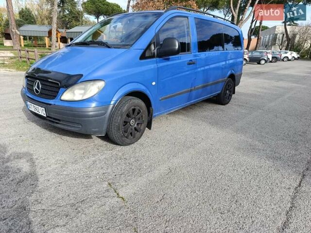 Синий Мерседес Вито, объемом двигателя 2.15 л и пробегом 100 тыс. км за 5700 $, фото 2 на Automoto.ua