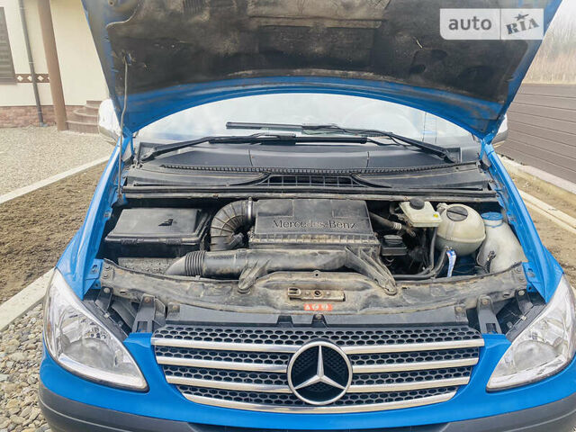 Синий Мерседес Вито, объемом двигателя 2.2 л и пробегом 345 тыс. км за 7299 $, фото 28 на Automoto.ua