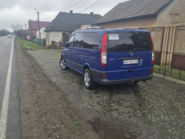 Синий Мерседес Вито, объемом двигателя 2.1 л и пробегом 496 тыс. км за 7800 $, фото 3 на Automoto.ua