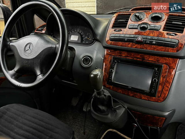 Синий Мерседес Вито, объемом двигателя 2.15 л и пробегом 367 тыс. км за 13000 $, фото 28 на Automoto.ua