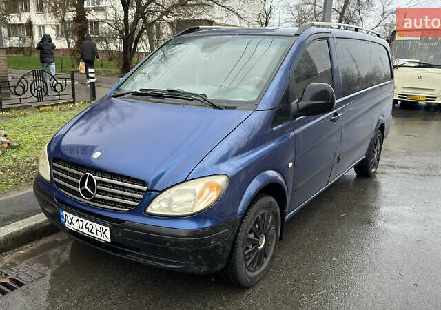 Синий Мерседес Вито, объемом двигателя 2.15 л и пробегом 362 тыс. км за 8299 $, фото 3 на Automoto.ua