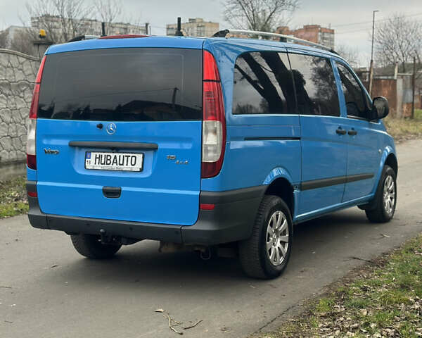 Синий Мерседес Вито, объемом двигателя 2.15 л и пробегом 379 тыс. км за 11111 $, фото 10 на Automoto.ua