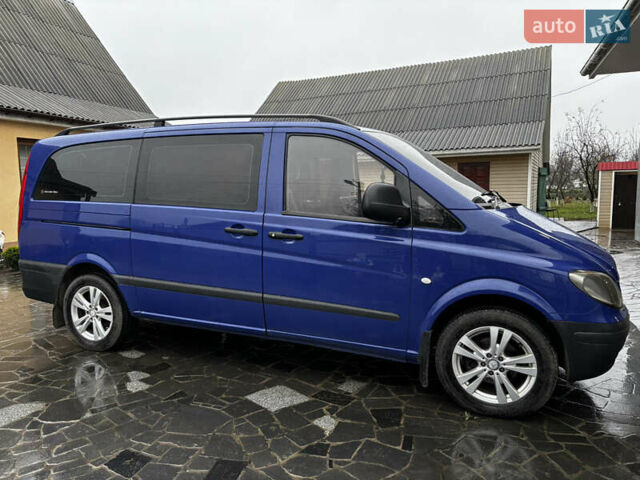 Синий Мерседес Вито, объемом двигателя 2.15 л и пробегом 367 тыс. км за 13000 $, фото 31 на Automoto.ua