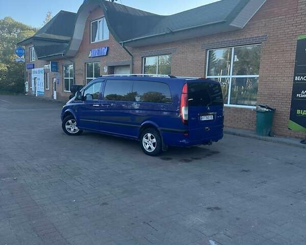 Синий Мерседес Вито, объемом двигателя 2.15 л и пробегом 360 тыс. км за 6800 $, фото 3 на Automoto.ua
