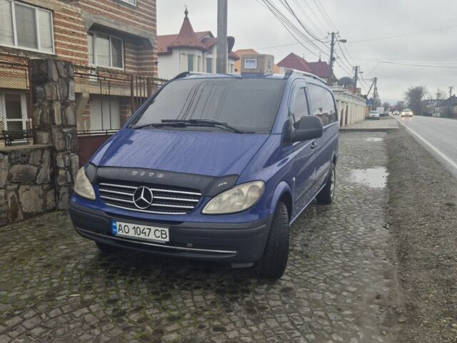Синий Мерседес Вито, объемом двигателя 2.1 л и пробегом 496 тыс. км за 7800 $, фото 6 на Automoto.ua
