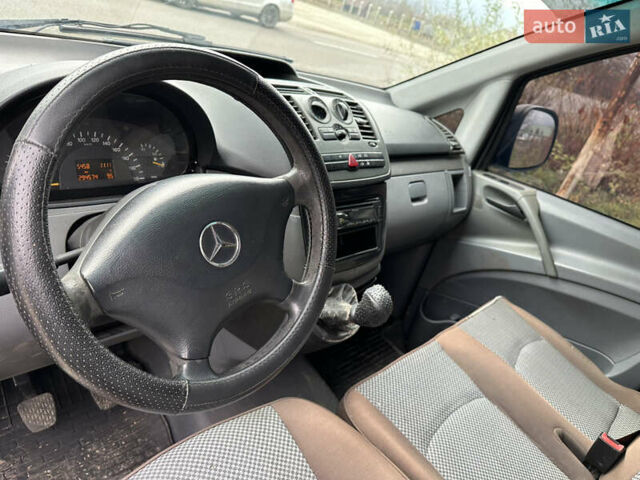 Синий Мерседес Вито, объемом двигателя 2.2 л и пробегом 294 тыс. км за 6500 $, фото 11 на Automoto.ua
