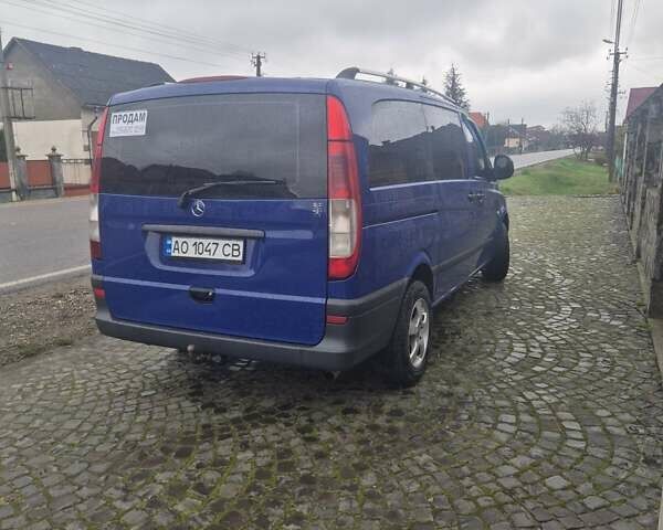 Синий Мерседес Вито, объемом двигателя 2.1 л и пробегом 496 тыс. км за 7800 $, фото 3 на Automoto.ua
