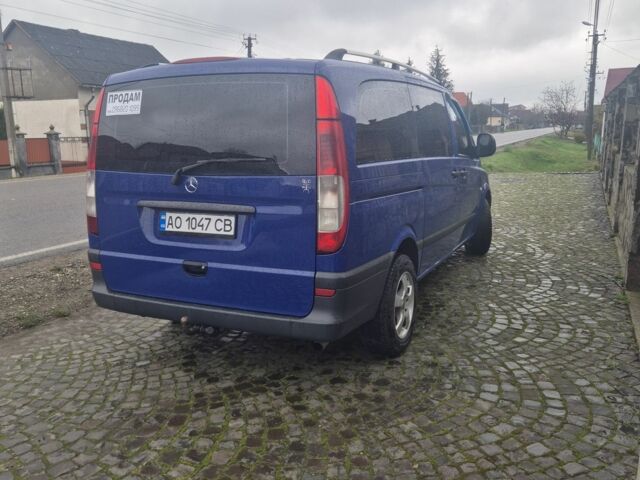 Синий Мерседес Вито, объемом двигателя 2.1 л и пробегом 496 тыс. км за 7800 $, фото 4 на Automoto.ua