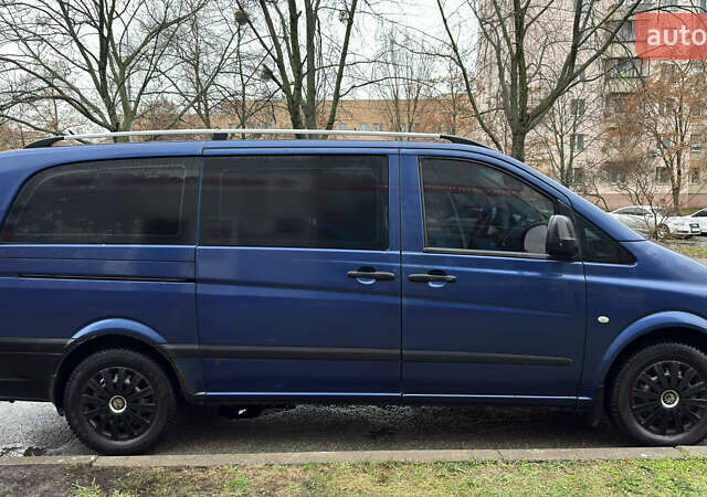 Синий Мерседес Вито, объемом двигателя 2.15 л и пробегом 362 тыс. км за 8299 $, фото 6 на Automoto.ua