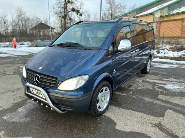 Синій Мерседес Віто, об'ємом двигуна 2 л та пробігом 300 тис. км за 8900 $, фото 1 на Automoto.ua