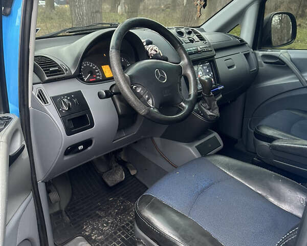 Синий Мерседес Вито, объемом двигателя 2.15 л и пробегом 379 тыс. км за 11111 $, фото 13 на Automoto.ua