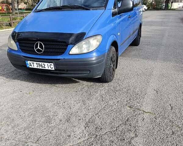 Синий Мерседес Вито, объемом двигателя 2.15 л и пробегом 100 тыс. км за 5700 $, фото 1 на Automoto.ua