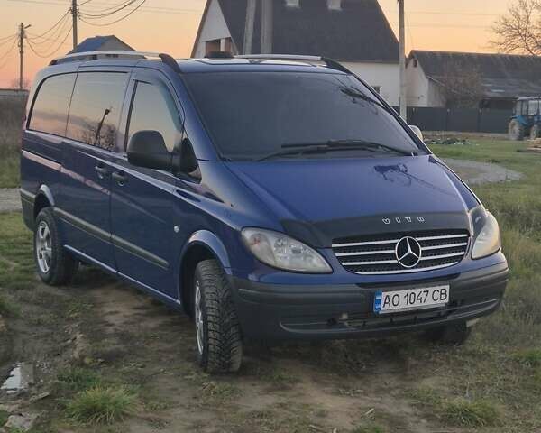 Синий Мерседес Вито, объемом двигателя 2.1 л и пробегом 496 тыс. км за 7800 $, фото 7 на Automoto.ua