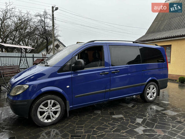 Синий Мерседес Вито, объемом двигателя 2.15 л и пробегом 367 тыс. км за 13000 $, фото 35 на Automoto.ua