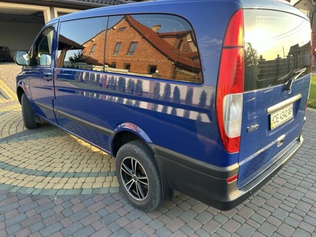 Синий Мерседес Вито, объемом двигателя 2.2 л и пробегом 230 тыс. км за 11400 $, фото 5 на Automoto.ua