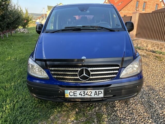 Синий Мерседес Вито, объемом двигателя 2.2 л и пробегом 230 тыс. км за 11400 $, фото 1 на Automoto.ua