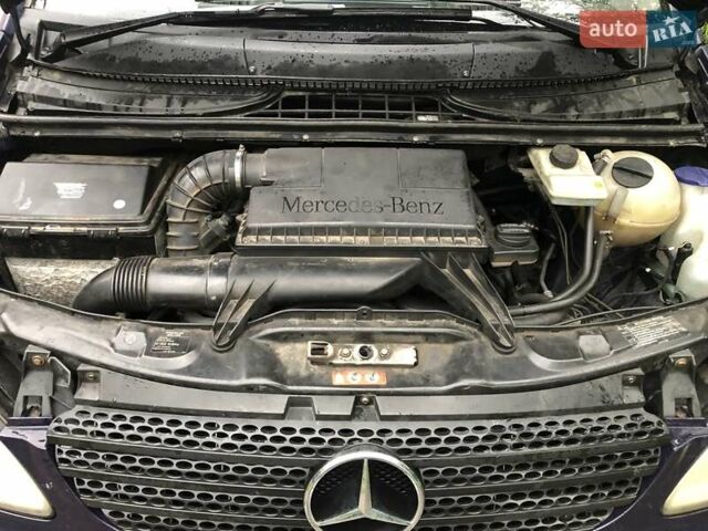 Синий Мерседес Вито, объемом двигателя 2.15 л и пробегом 414 тыс. км за 10500 $, фото 16 на Automoto.ua