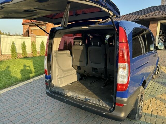 Синий Мерседес Вито, объемом двигателя 2.2 л и пробегом 230 тыс. км за 11400 $, фото 14 на Automoto.ua