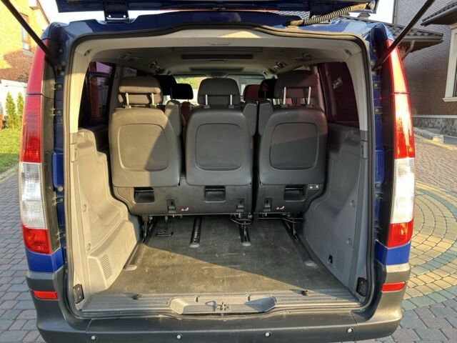 Синий Мерседес Вито, объемом двигателя 2.2 л и пробегом 230 тыс. км за 11400 $, фото 13 на Automoto.ua