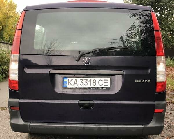 Синий Мерседес Вито, объемом двигателя 2.15 л и пробегом 414 тыс. км за 10500 $, фото 2 на Automoto.ua