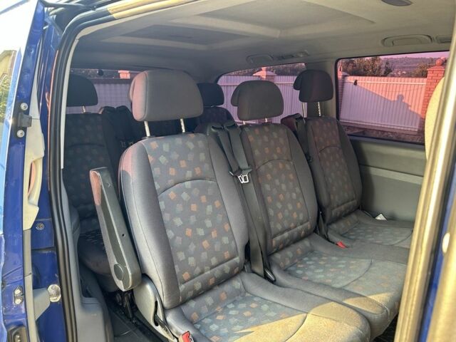 Синий Мерседес Вито, объемом двигателя 2.2 л и пробегом 230 тыс. км за 11400 $, фото 10 на Automoto.ua