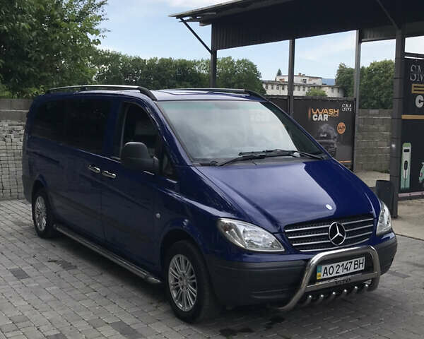 Синий Мерседес Вито, объемом двигателя 2.15 л и пробегом 221 тыс. км за 10000 $, фото 2 на Automoto.ua