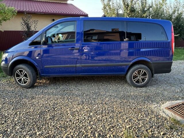 Синий Мерседес Вито, объемом двигателя 2.2 л и пробегом 230 тыс. км за 11400 $, фото 4 на Automoto.ua