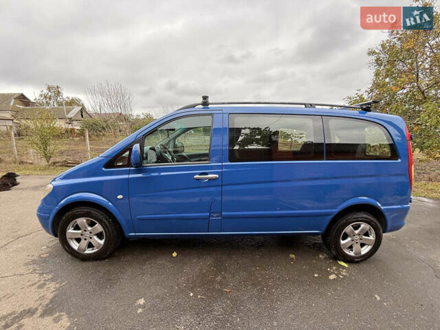 Синий Мерседес Вито, объемом двигателя 2.15 л и пробегом 357 тыс. км за 8200 $, фото 1 на Automoto.ua