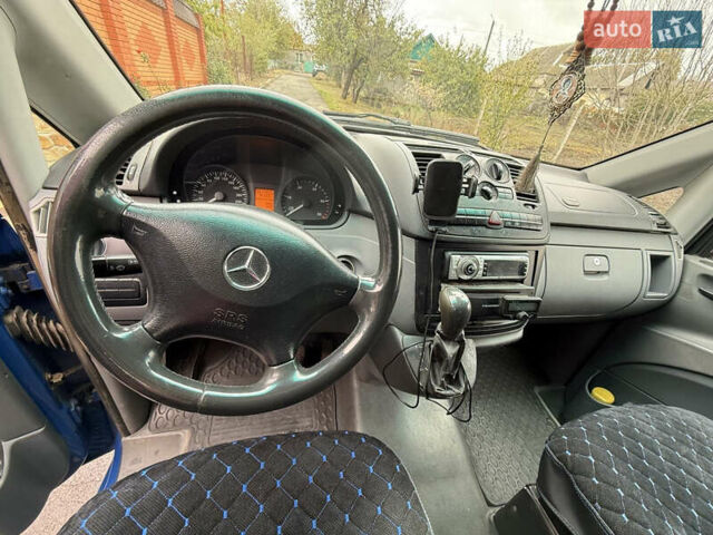 Синий Мерседес Вито, объемом двигателя 2.15 л и пробегом 357 тыс. км за 8200 $, фото 10 на Automoto.ua