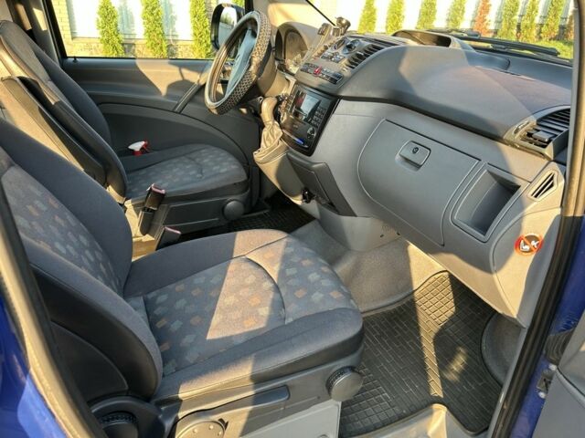 Синий Мерседес Вито, объемом двигателя 2.2 л и пробегом 230 тыс. км за 11400 $, фото 12 на Automoto.ua