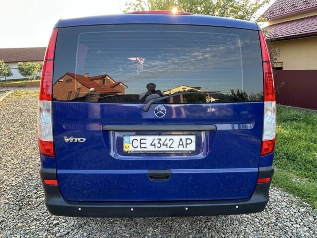Синий Мерседес Вито, объемом двигателя 2.2 л и пробегом 230 тыс. км за 11400 $, фото 3 на Automoto.ua